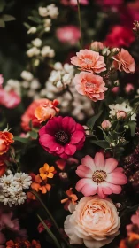 Velvet Garden Chorus: Jewel-Toned Blossoms Dance in Twilight