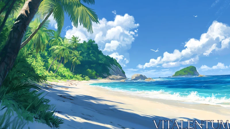 Paradise Cove Whispers: Where Emerald Cliffs Kiss Turquoise Bliss