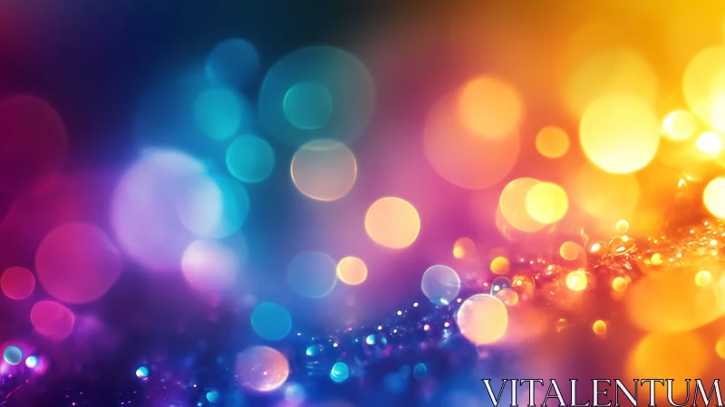 Chromatic bokeh field with spectral depth-of-focus interplay.