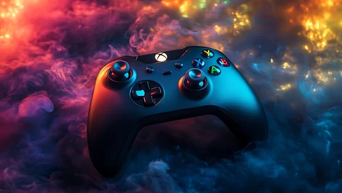 Xbox Wireless Controller Rendered with Chromatic Aberration in Volumetric Light Field