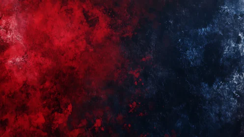 Crimson and indigo textured abstract dual-tone background.