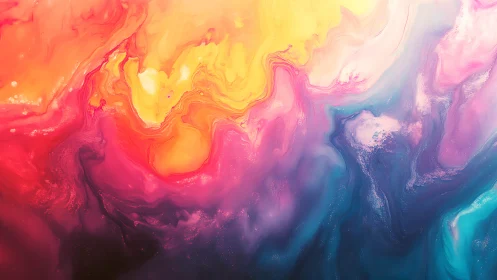 Chromatic liquid nebula in flowing abstract gradient fields.