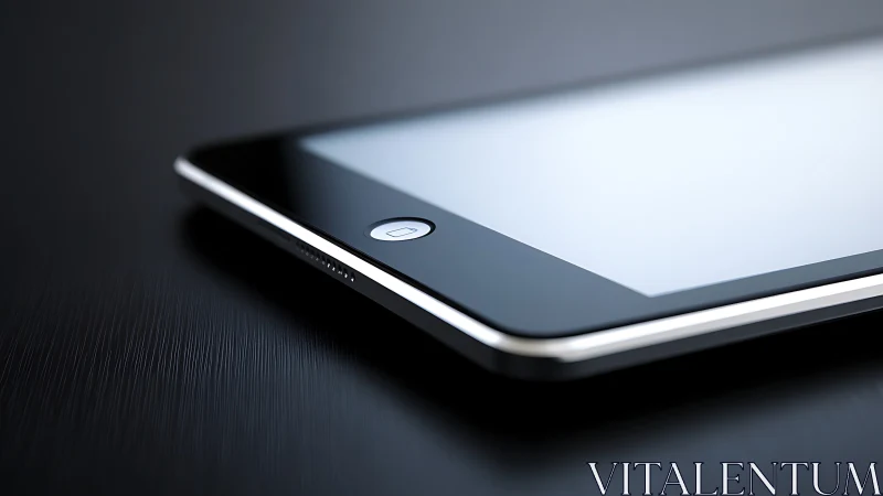 Smartphone on Textured Surface with Ambient Lighting.