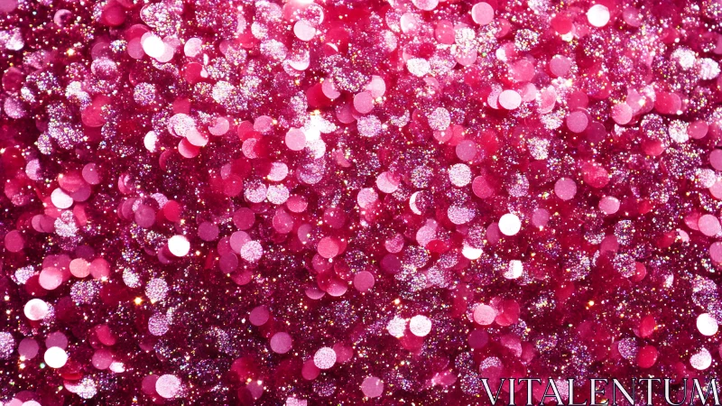 Pink glitter bokeh texture with dense sparkling circles.