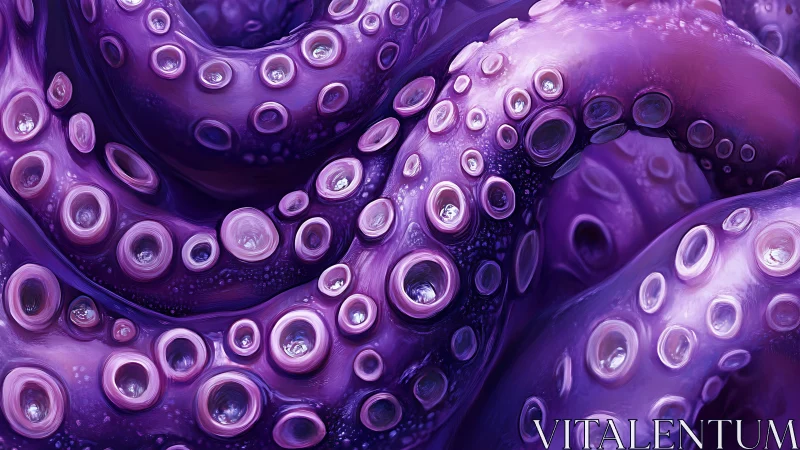 3D luminescent tentacle macro with fluid organic curvature.