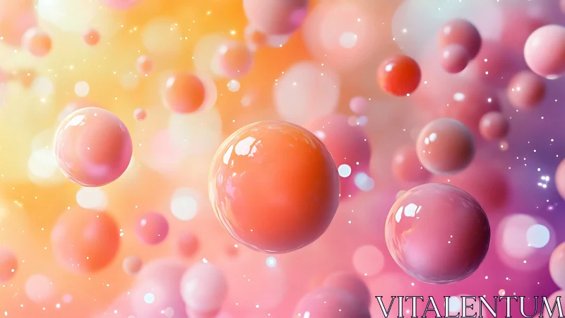 Candy nebula orbits in a dreamy pastel bubble cosmos