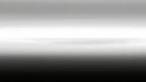 Monochrome mist horizon divides luminous sky and shadowed void