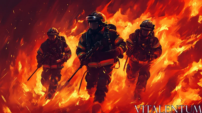 Firefighters Navigate Inferno with Tactical Precision