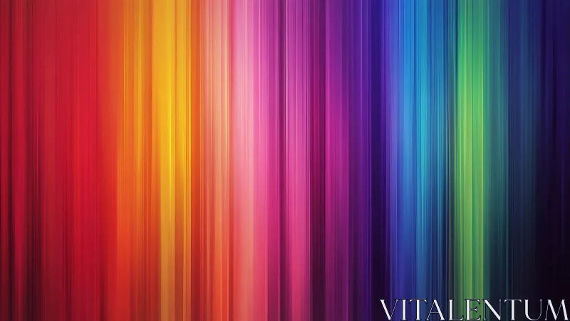 Radiant rainbow stripes drifting into a cozy color dream.