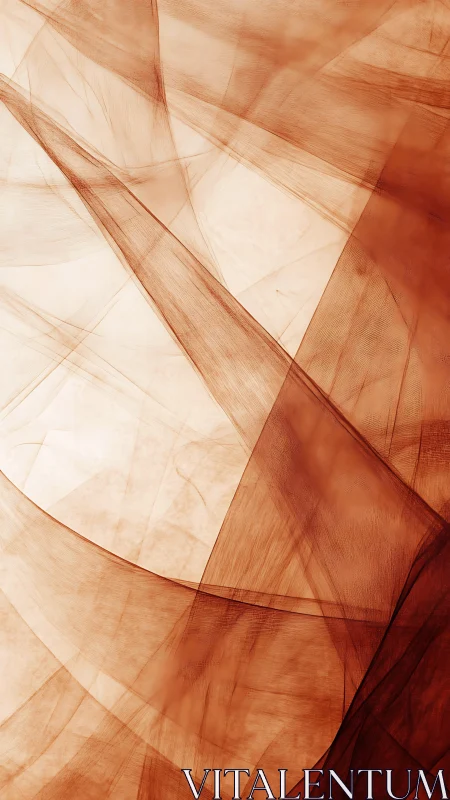 Layered translucent amber lines in abstract motion.