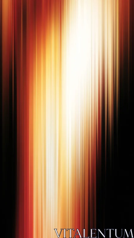 Radiant vertical light trails glow in warm abstract motion.