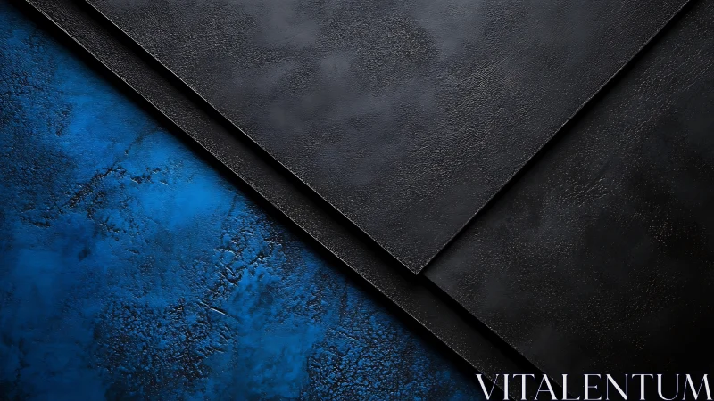 Midnight steel over electric blue stone textures meet.