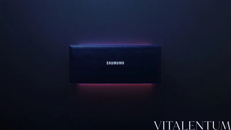 Samsung Boot Screen Loading in Dark Digital Environment.