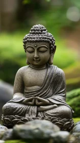 Gentle Buddha garden statue invites a quiet moment of peace
