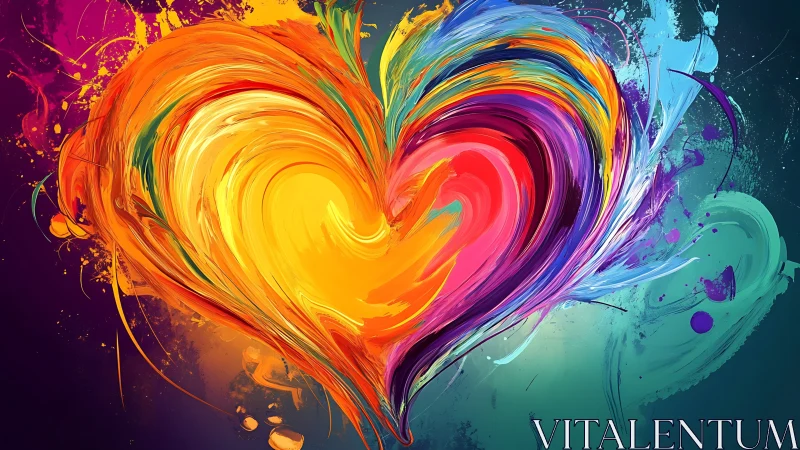 Radiant Heart. Chromatic Energy Expression.