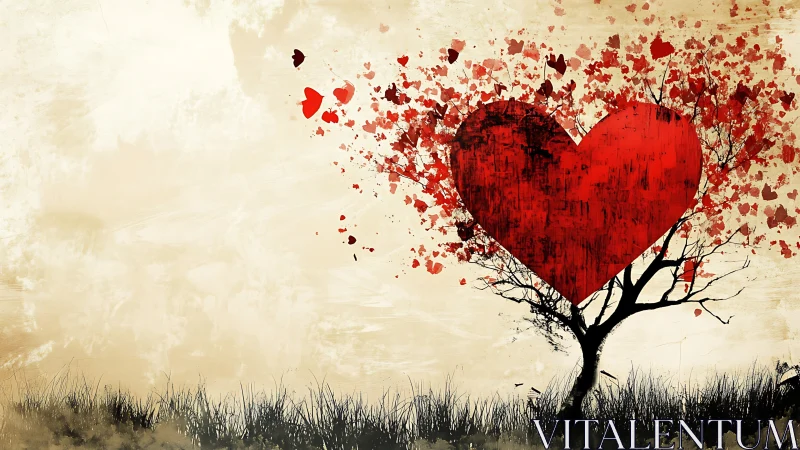 Love Blooming: A Heart Tree's Beautiful Journey.