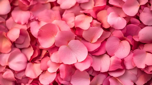 Velvet Rose Petals in Soft Pink Harmony.