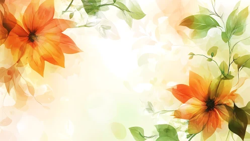 Floral Daydream: Luminous Petals Dancing in Warm Light.