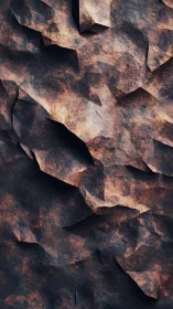 Layered stone texture suggests weathered, folded terrain.