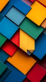 Geometric color panels form layered abstract minimal grid.