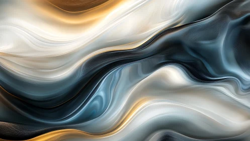 Fluid metallic waveforms show layered gradient flows and micro-texture