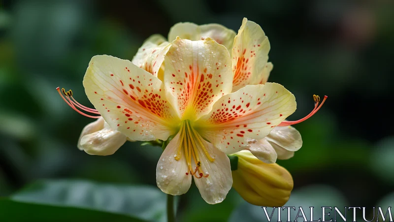 Rhododendron Hybrid Cluster with Staminal Exsertion Detail.