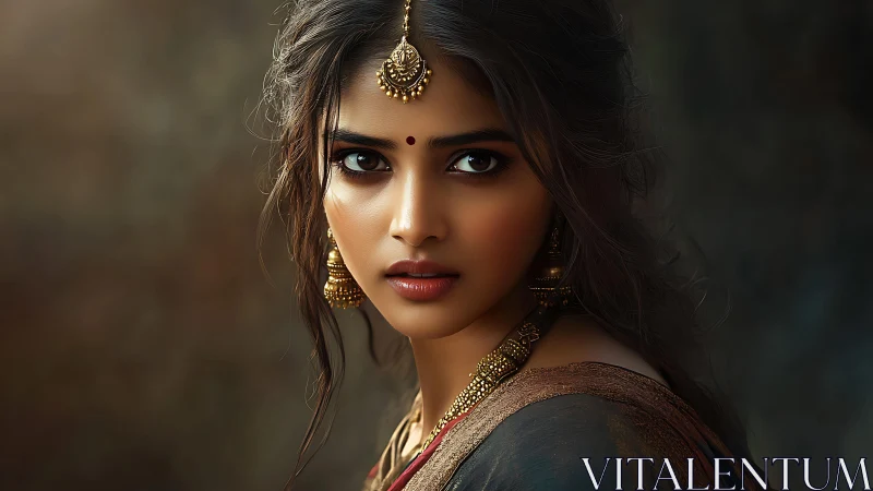 Striking Indian portrait glows with warm, cinematic intimacy