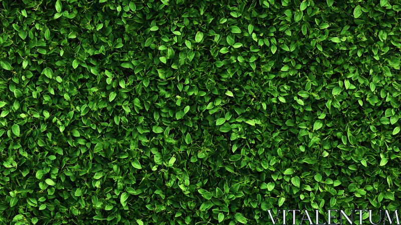 Endless leaf mosaic quietly turns greenery into soft geometry