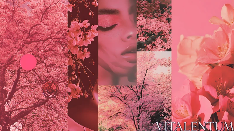 Bloom-soaked daydream collage of petals, planets, and pulse.