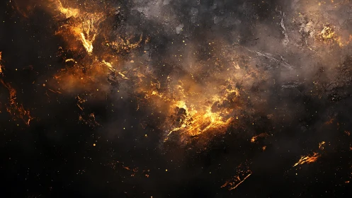 Stellar Nebula Formation with Incandescent Dust Particles and Radiative Energy