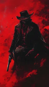 Scarlet Smoke Gunslinger Stalking the Burning Horizon.