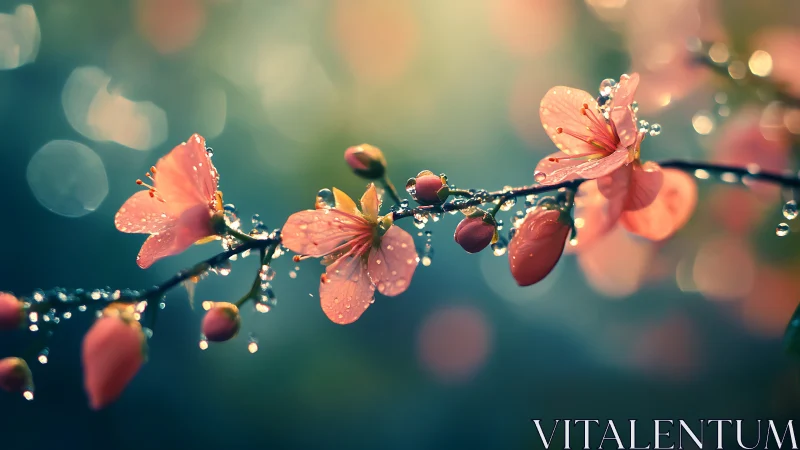 Macro Botanicals with Rainfall: Depth-of-Field Photography.