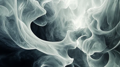 Whispers of Ether swirl into luminous spectral veils.