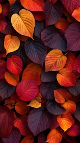Glowing autumn leaves create a rich tapestry of cozy color