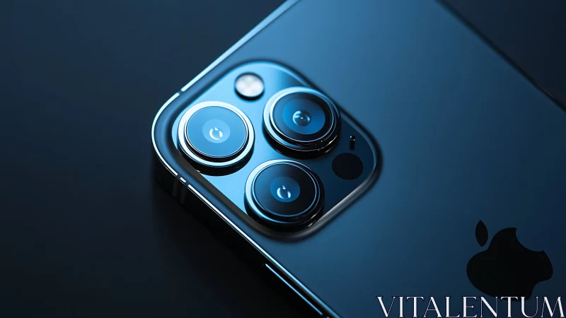 iPhone 13 Pro camera module displaying triple lens configuration