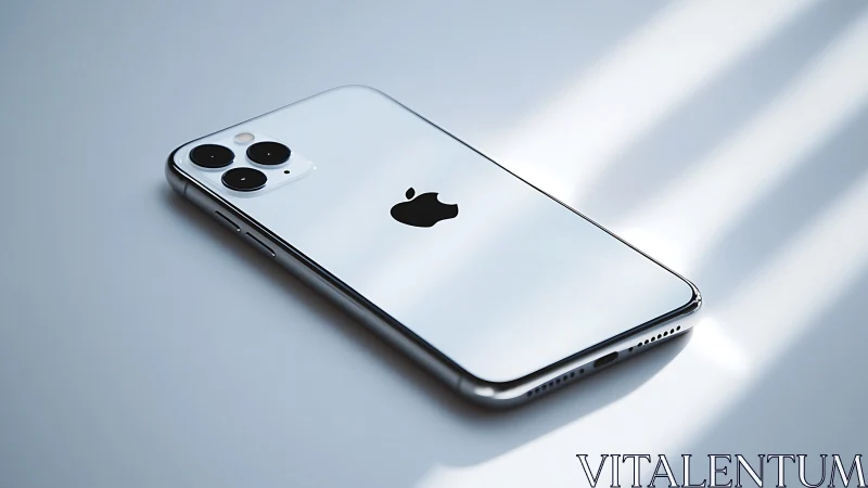 iPhone 11 Pro Silver Smartphone with Triple Camera