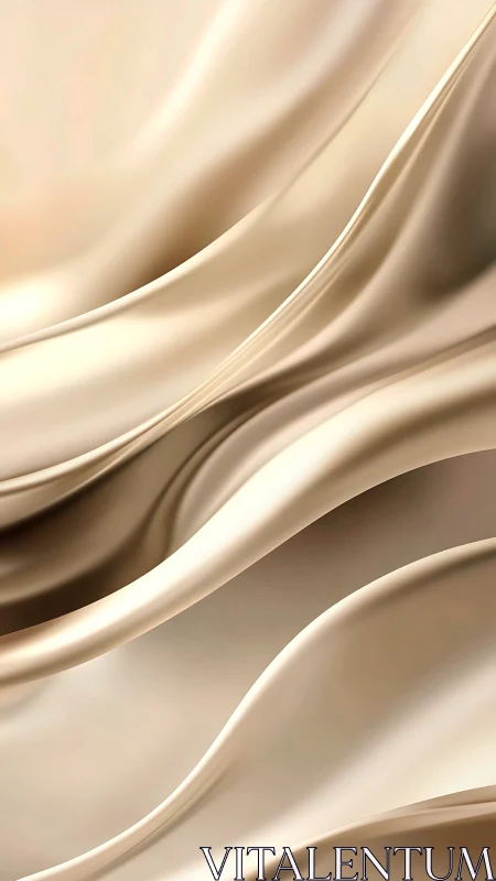 Beige satin-like abstract folds in vertical orientation.