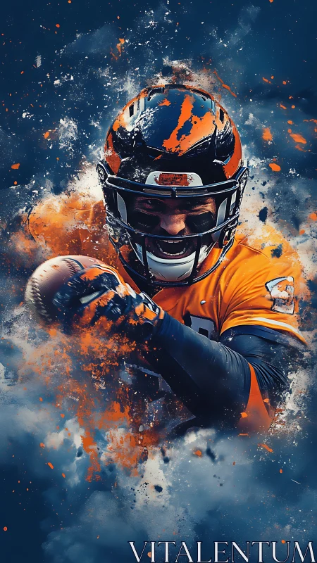 Explosive gridiron sprint ignites a storm of orange grit