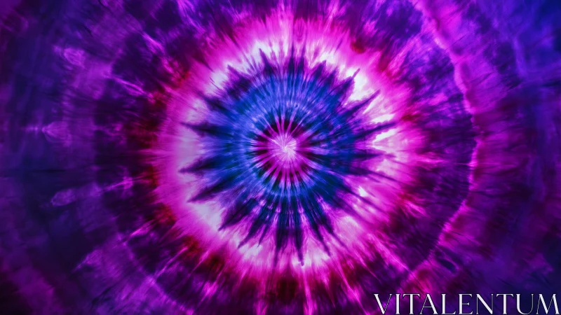 Violet vortex heartbeat, pulsing like a cosmic tie-dye portal.