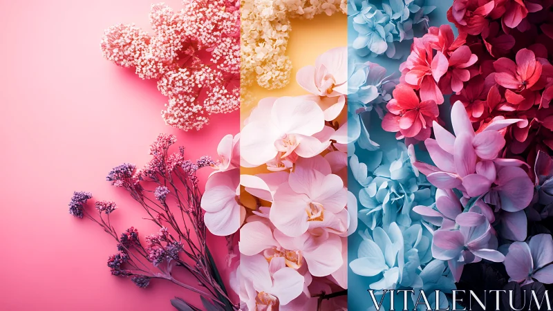 Chromatic Blooms Orchestrate a Symphonic Color Gradient.