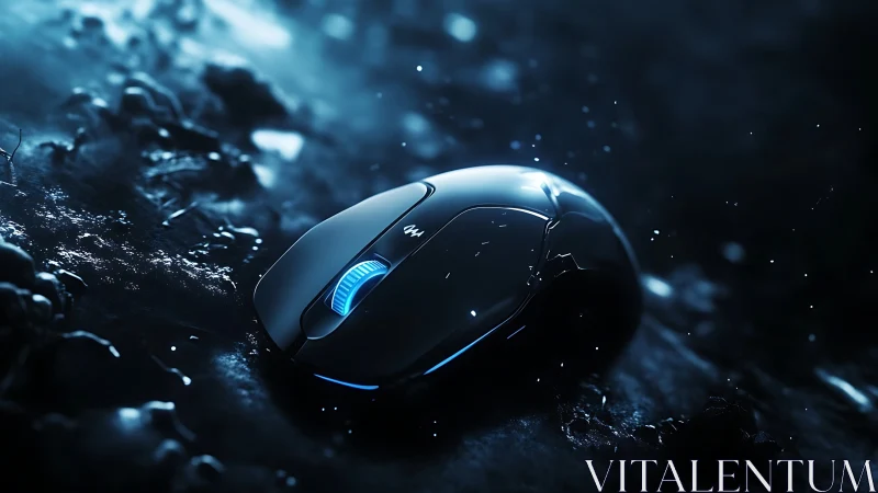 High-Performance Gaming Mouse with Luminescent Scroll Wheel and Ergonomic Design.