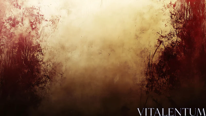 Soft dusk horizon brushed with deep burgundy whispers.