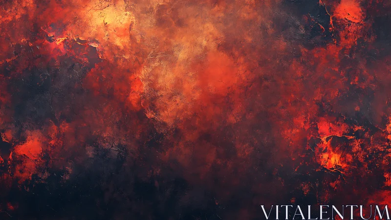 Inferno's Dance: Where Molten Chaos Meets Shadowed Depths