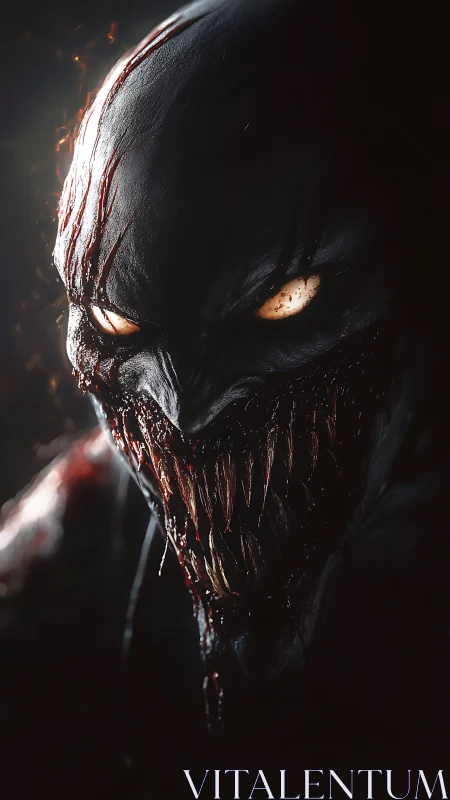 Digital rendering shows close-up of monstrous humanoid head