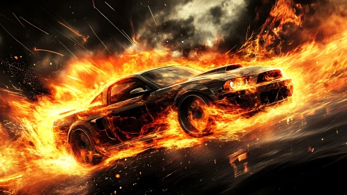 Fiery Speed Machine Ignites with Explosive Power