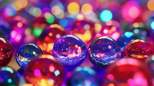 Prismatic marble constellations quietly rewrite the night