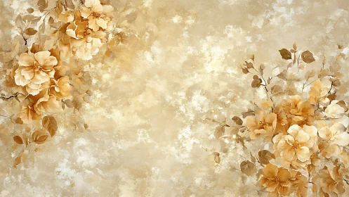 Golden Blooms Dance Through Soft, Dreamy Light