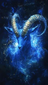 Starborn cosmic ram carves constellations from electric night