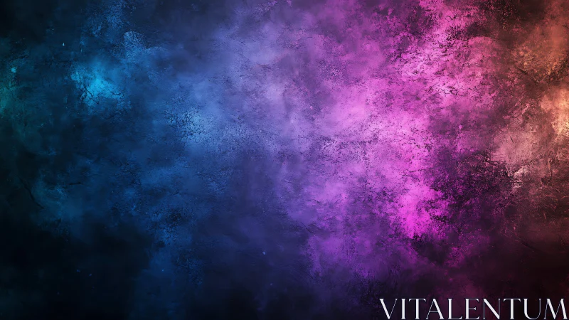 Gradient nebula texture with high-contrast blue to magenta transition