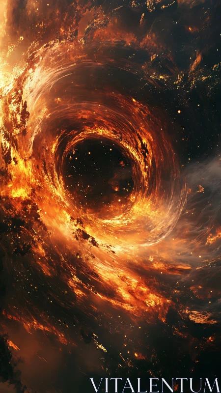 Supermassive Accretion Disk: Spiral Black Hole With Radiative Plasma Emission.